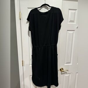 Lula roe black cotton dress size large